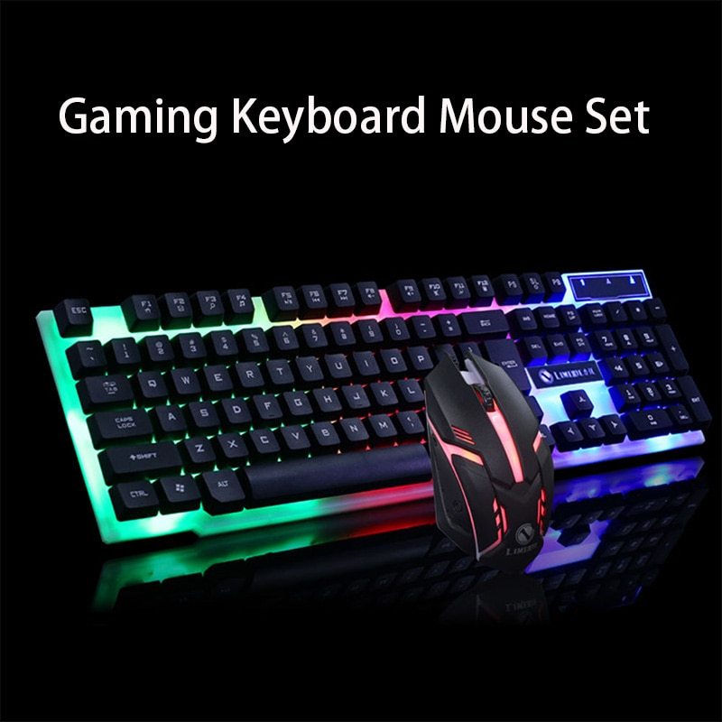 GTX300 Gaming CF LOL Gaming Tastatur Maus Leuchtendes Set