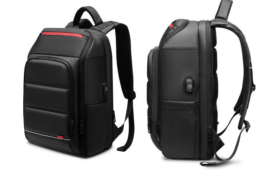 Wasserdichter Rucksack mit multifunktionalem externem USB-Ladeanschluss, Laptoptasche