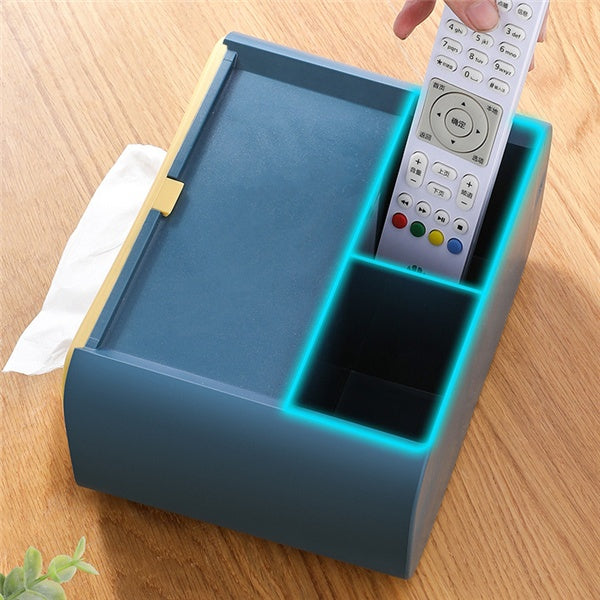 Multifunktionale Desktop Tissue Lagerung Box Kosmetik Make-Up Organizer