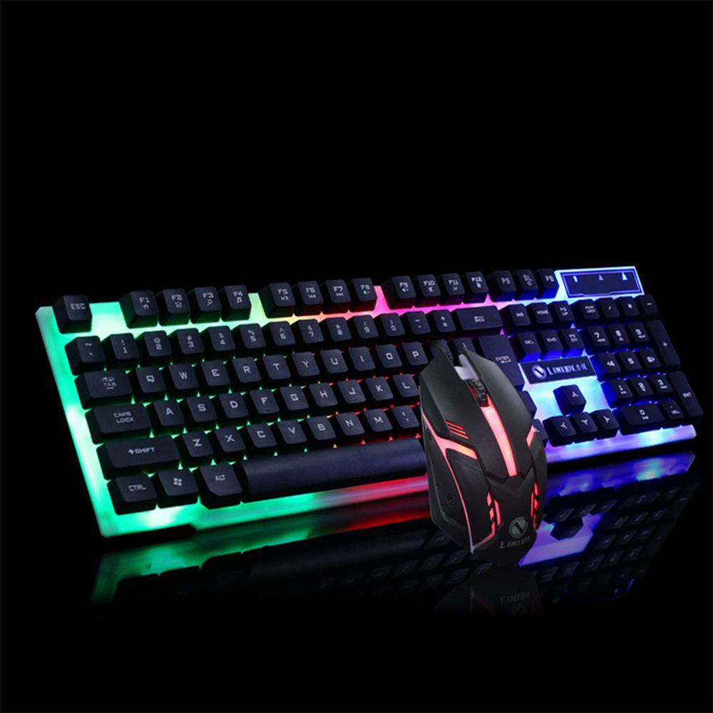 GTX300 Gaming CF LOL Gaming Tastatur Maus Leuchtendes Set