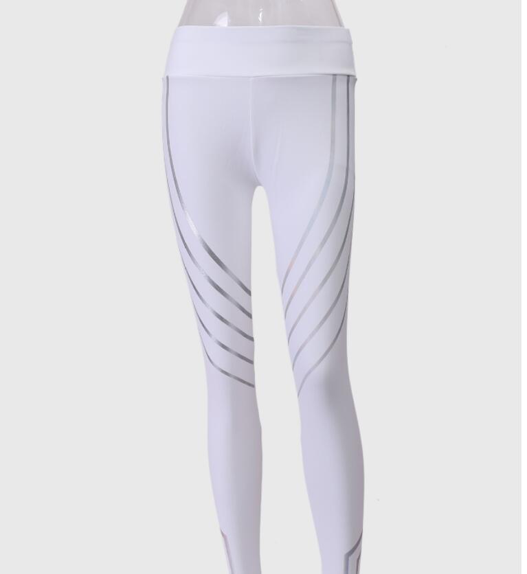 Fitness-Yogahose mit Laserdruck, schlankmachende Sport-Leggings