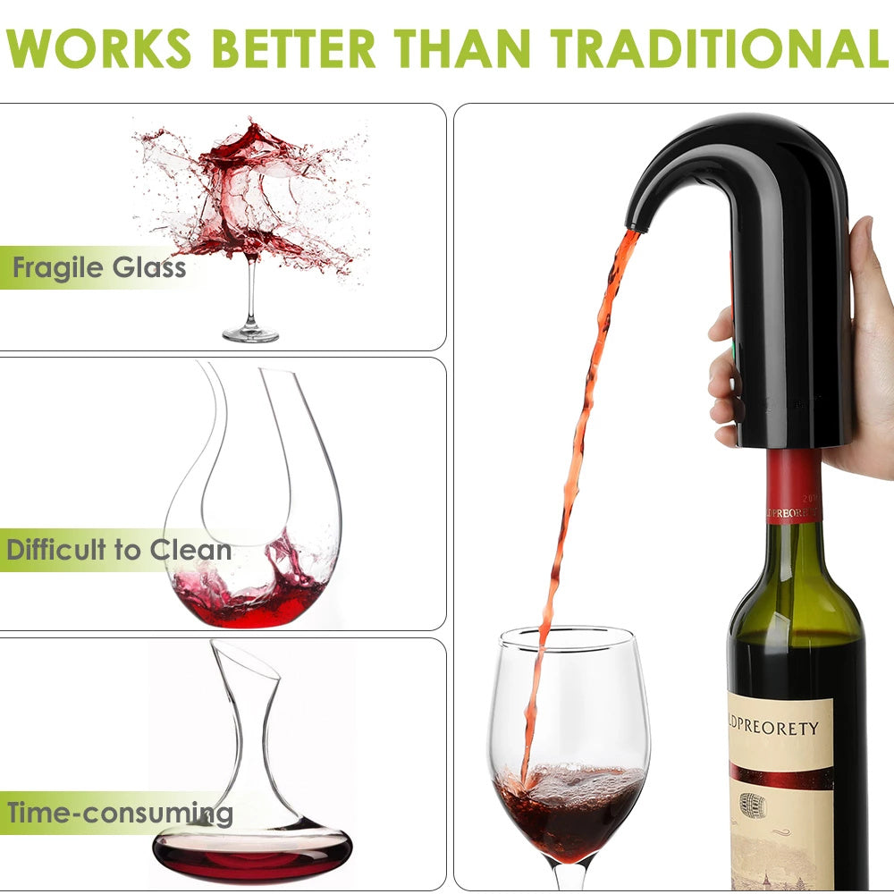 Tragbarer elektrischer Weinausgießer Smart Wine Decanter Automatischer Rotweinausgießer