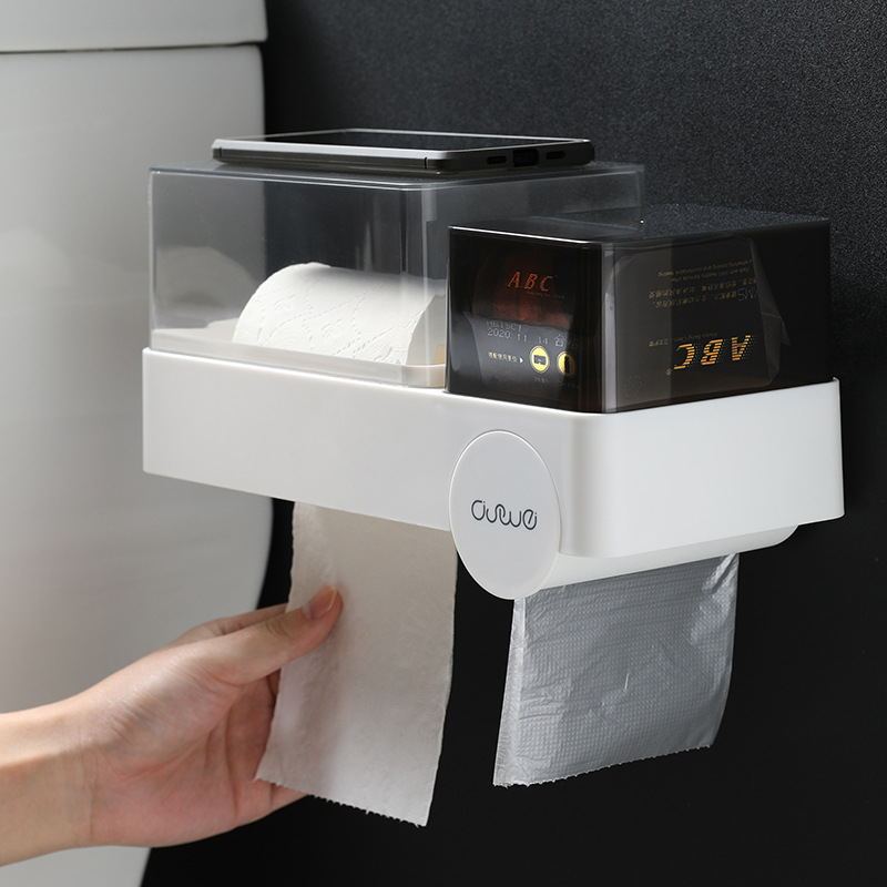 Waterproof Tissue Box Toilet Paper Roll Extractor