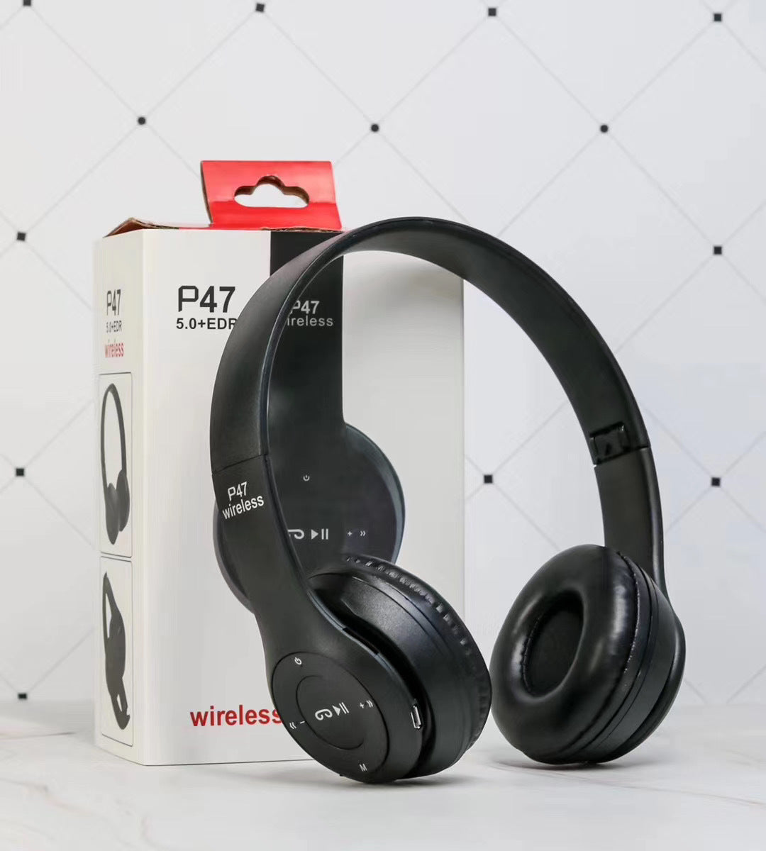 Kabelloses Headset, faltbarer Stereo-Bass-Bluetooth-Kopfhörer, Helmgeschenk für Kinder und Mädchen, mit Mikrofon, USB-Bluetooth-5.0-Adapter für TV-Gaming