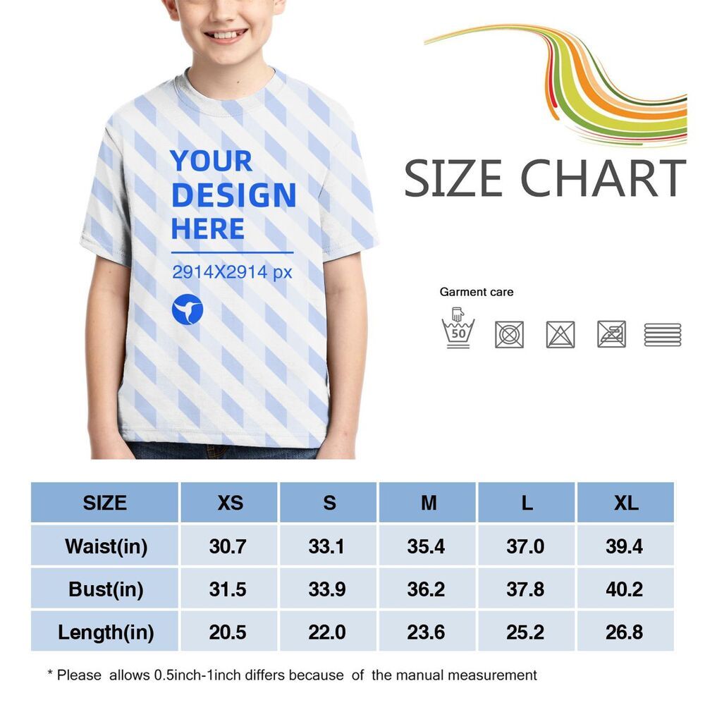 Boys' Full Size Short Sleeve T-Shirt