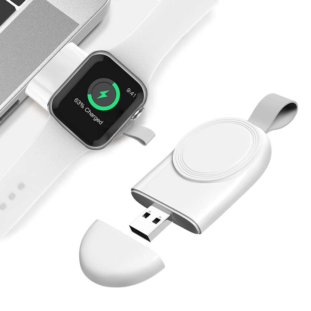 Tragbares kabelloses Ladegerät für Apple Watch, Ladestation, Ständer, USB-Ladegerät