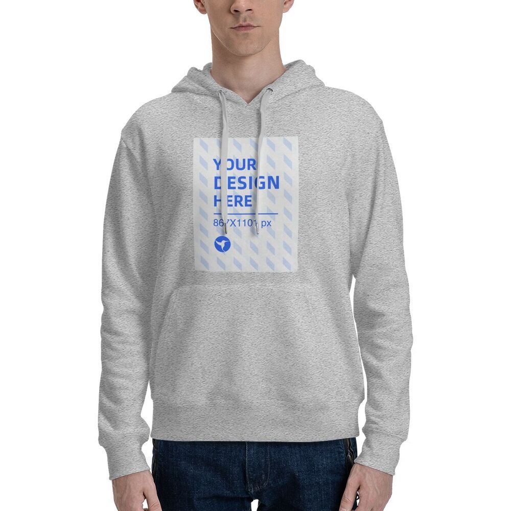 Bequemes und praktisches Sweatshirt mit Kapuze und Tasche für Herren