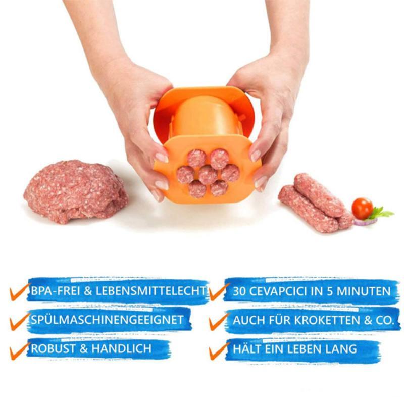 Hot Dog Maker Fleischstreifenpresse Kunststoff DIY Fleischwurst Pastabällchen Rapid Prototyping DIY Werkzeug Küche Koch Gadgets