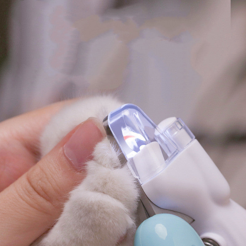 Nagelknipser für Haustiere, Nagelknipser für Hunde, Nagelknipser für Katzen, LED-elektrischer Nagelschleifer, Heimtierbedarf, LED-Licht, Nagelknipser für Haustiere