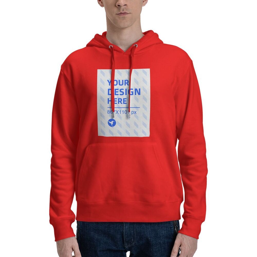 Bequemes und praktisches Sweatshirt mit Kapuze und Tasche für Herren