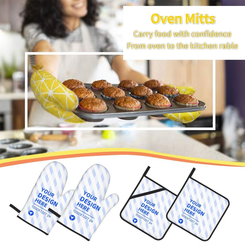 Waterproof And Anti-fouling Kitchen Baking Four-piece Set