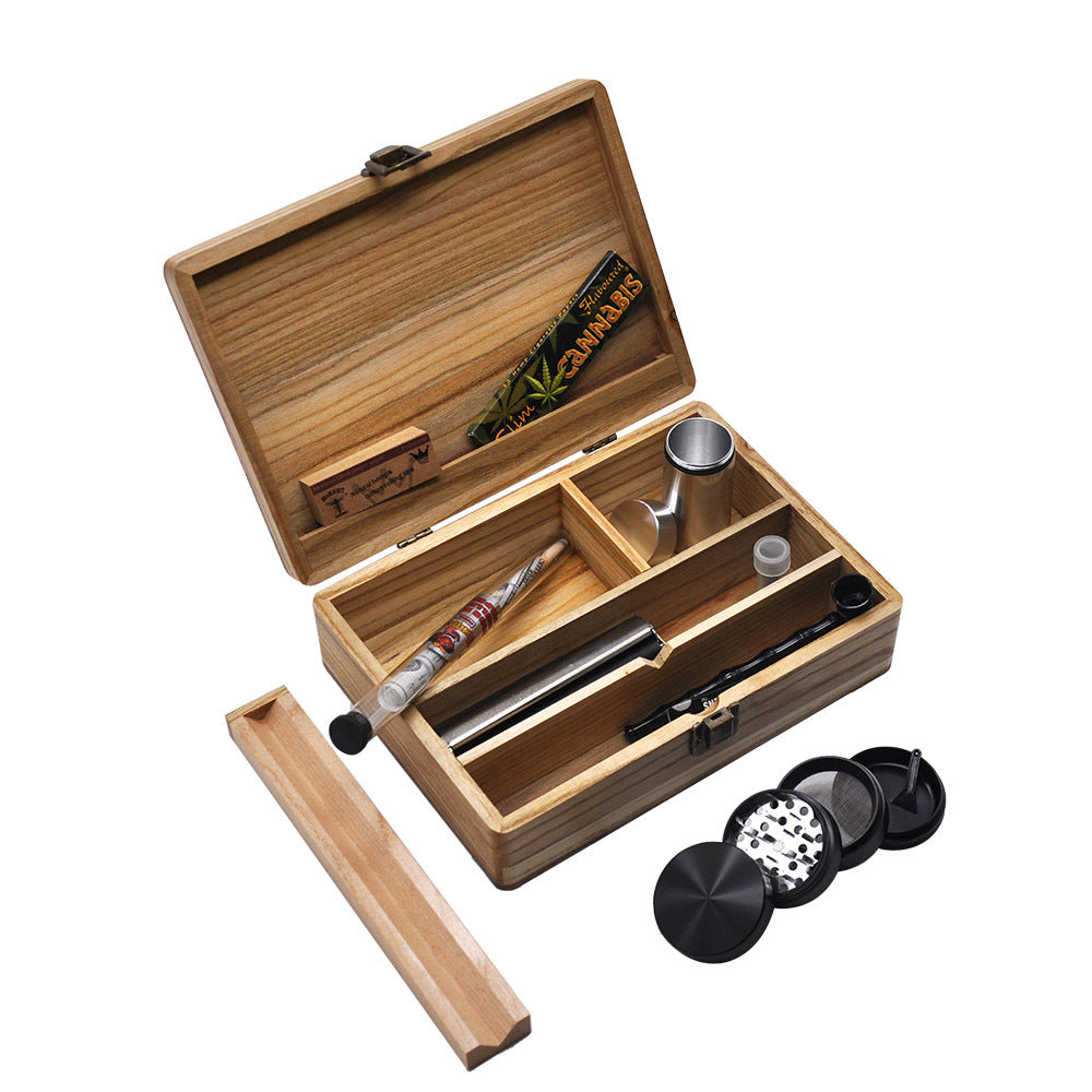 Household Portable Wooden Smoking Set Kit