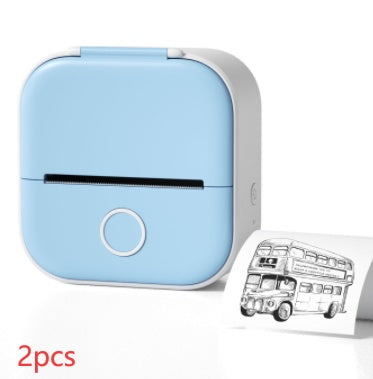 Tragbarer Mini-Thermo-Etikettendrucker für zu Hause, Fotodrucker, Drucker für falsche Fragen, Bluetooth-kompatibel, Mini-Etikettendrucker, Preisschild