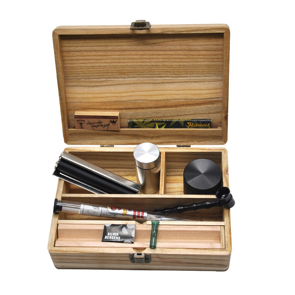 Household Portable Wooden Smoking Set Kit