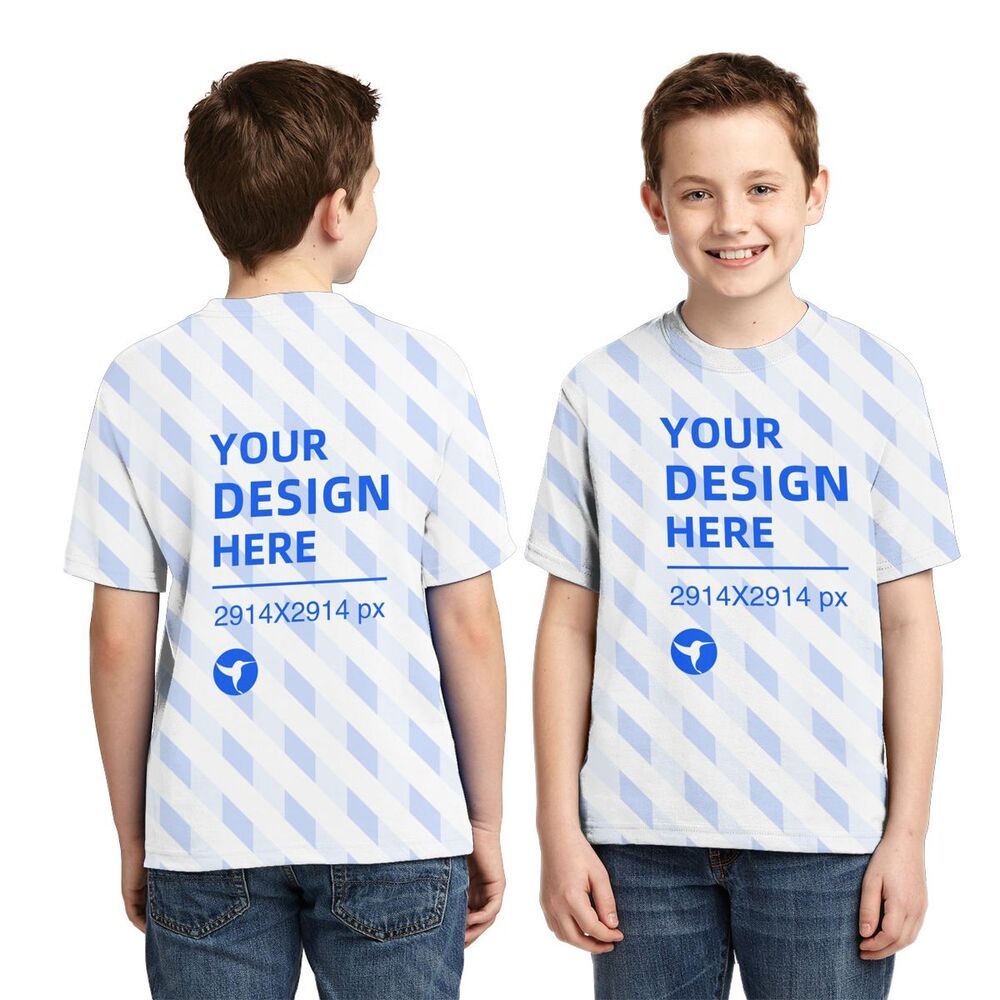 Kurzärmeliges T-Shirt für Jungen in voller Größe