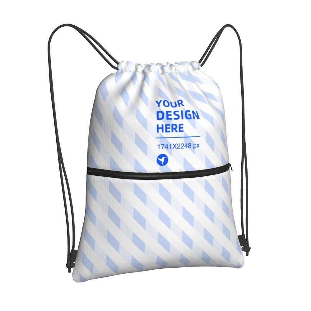 Lack Outdoor Casual Zip Drawstring Backpack