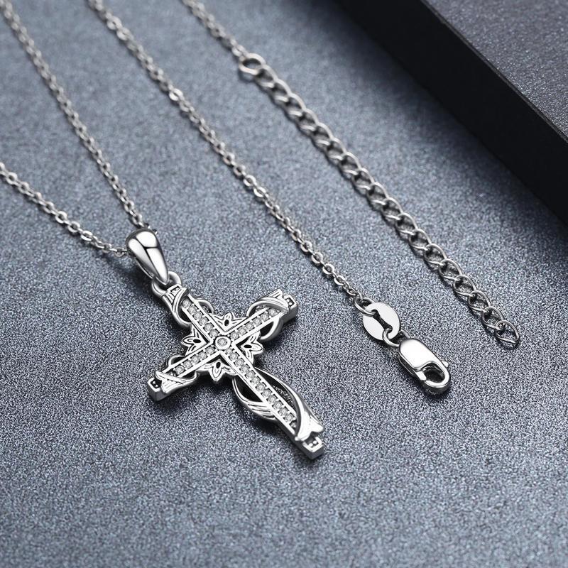 925 Sterling Silver for Women Cross Pendant Cross Jewelry Cross Necklace